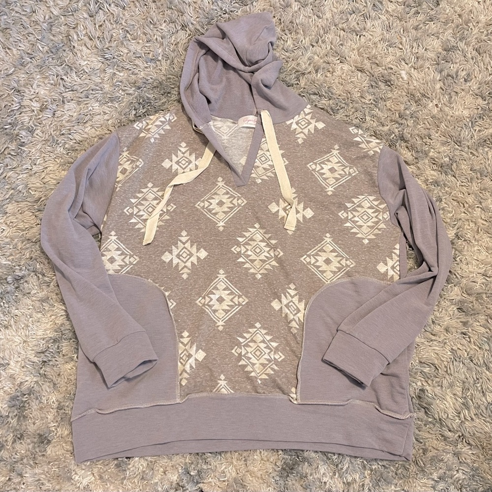 Tribal Light Weight Hoodie | Womens Size 2XL